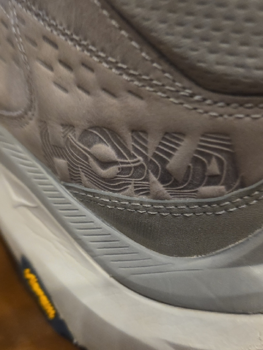 Hoka Kaha 2 GTX Mens Grey Hiking Boots Sz 10.5 - Picture 4 of 12